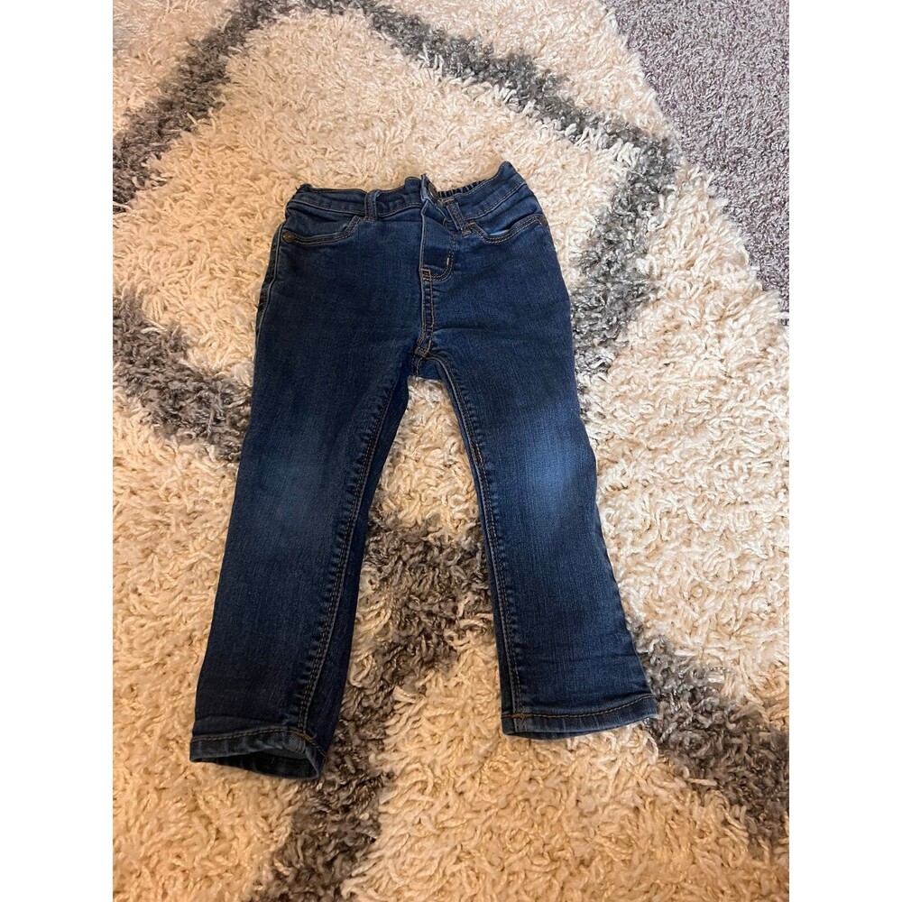 Oshkosh Toddler Elasticized Pull-On Slim Taper Jeans with Stretch super skinny